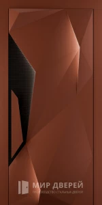 Стальная дверь с электронным замком для офиса №4 внешняя - фото