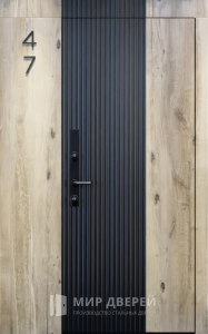 Железная дизайнерская дверь №25 - фото №1