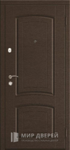 Дверь обшитая панелями экошпон №178 - фото №1