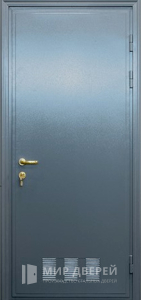 Дверь для котельной с решеткой №28 - фото №1