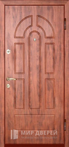 Входная металлическая дверь с зеркалом и установкой №59 - фото №1